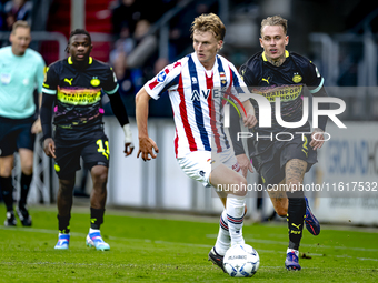 PSV Eindhoven defender Rick Karsdorp plays during the match between Willem II and PSV at the Koning Willem II stadium for the Dutch Eredivis...