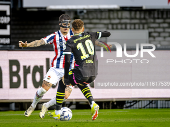 Willem II defender Mickael Tirpan during the match Willem II vs. PSV at the Koning Willem II stadium for the Dutch Eredivisie season 2024-20...