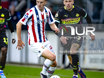 PSV Eindhoven defender Rick Karsdorp plays during the match between Willem II and PSV at the Koning Willem II stadium for the Dutch Eredivis...