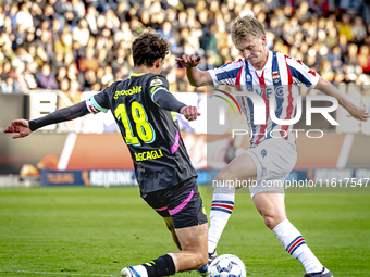 During the match Willem II vs. PSV at the Koning Willem II stadium for the Dutch Eredivisie season 2024-2025 in Tilburg, Netherlands, on Sep...