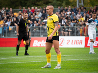 Jacek Goralski participates in the game between Wieczysta Krakow and Skra Czestochowa in Krakow, Poland, on September 28, 2024. Betclic 2 Li...