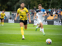 Manuel Torres during the game between Wieczysta Krakow and Skra Czestochowa in Krakow, Poland, on September 28, 2024. Betclic 2 Liga, Polish...