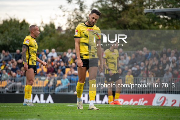 Manuel Torres during the game between Wieczysta Krakow and Skra Czestochowa in Krakow, Poland, on September 28, 2024. Betclic 2 Liga, Polish...