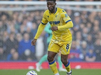 Jefferson Lerma #8 of Crystal Palace F.C. during the Premier League match between Everton and Crystal Palace at Goodison Park in Liverpool,...