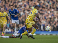 Jeffrey Schlupp #15 of Crystal Palace F.C. during the Premier League match between Everton and Crystal Palace at Goodison Park in Liverpool,...