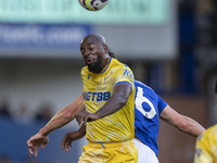 Jean-Philippe Mateta #14 of Crystal Palace F.C. is in action during the Premier League match between Everton and Crystal Palace at Goodison...