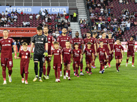 CFR Cluj plays against UTA Arad in the Romanian Superliga at Dr. Constantin Radulescu Stadium in Cluj-Napoca, Romania, on September 28, 2024...