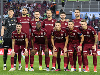 CFR Cluj plays against UTA Arad in the Romanian Superliga at Dr. Constantin Radulescu Stadium in Cluj-Napoca, Romania, on September 28, 2024...