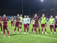 CFR Cluj plays against UTA Arad in the Romanian Superliga at Dr. Constantin Radulescu Stadium in Cluj-Napoca, Romania, on September 28, 2024...