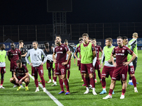 CFR Cluj plays against UTA Arad in the Romanian Superliga at Dr. Constantin Radulescu Stadium in Cluj-Napoca, Romania, on September 28, 2024...