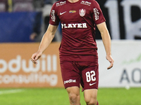 CFR Cluj plays against UTA Arad in the Romanian Superliga at Dr. Constantin Radulescu Stadium in Cluj-Napoca, Romania, on September 28, 2024...