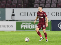 CFR Cluj plays against UTA Arad in the Romanian Superliga at Dr. Constantin Radulescu Stadium in Cluj-Napoca, Romania, on September 28, 2024...