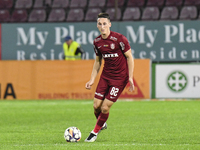 CFR Cluj plays against UTA Arad in the Romanian Superliga at Dr. Constantin Radulescu Stadium in Cluj-Napoca, Romania, on September 28, 2024...