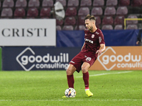 CFR Cluj plays against UTA Arad in the Romanian Superliga at Dr. Constantin Radulescu Stadium in Cluj-Napoca, Romania, on September 28, 2024...