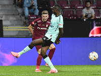 CFR Cluj plays against UTA Arad in the Romanian Superliga at Dr. Constantin Radulescu Stadium in Cluj-Napoca, Romania, on September 28, 2024...