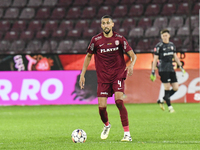 CFR Cluj plays against UTA Arad in the Romanian Superliga at Dr. Constantin Radulescu Stadium in Cluj-Napoca, Romania, on September 28, 2024...