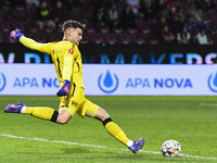 CFR Cluj plays against UTA Arad in the Romanian Superliga at Dr. Constantin Radulescu Stadium in Cluj-Napoca, Romania, on September 28, 2024...