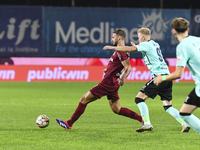 CFR Cluj plays against UTA Arad in the Romanian Superliga at Dr. Constantin Radulescu Stadium in Cluj-Napoca, Romania, on September 28, 2024...