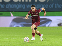 CFR Cluj plays against UTA Arad in the Romanian Superliga at Dr. Constantin Radulescu Stadium in Cluj-Napoca, Romania, on September 28, 2024...