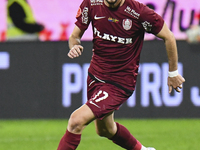 CFR Cluj plays against UTA Arad in the Romanian Superliga at Dr. Constantin Radulescu Stadium in Cluj-Napoca, Romania, on September 28, 2024...