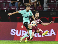 CFR Cluj plays against UTA Arad in the Romanian Superliga at Dr. Constantin Radulescu Stadium in Cluj-Napoca, Romania, on September 28, 2024...