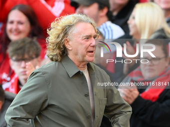 Former Red, Tony Woodcock, during the Premier League match between Nottingham Forest and Fulham at the City Ground in Nottingham, England, o...