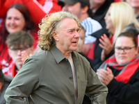 Former Red, Tony Woodcock, during the Premier League match between Nottingham Forest and Fulham at the City Ground in Nottingham, England, o...