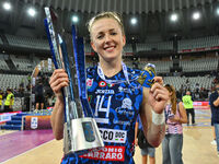 Joanna Wolosz of Prosecco Doc Imoco Conegliano participates in the Supercoppa Fineco Lega Volley Femminile between Prosecco Doc Imoco Conegl...