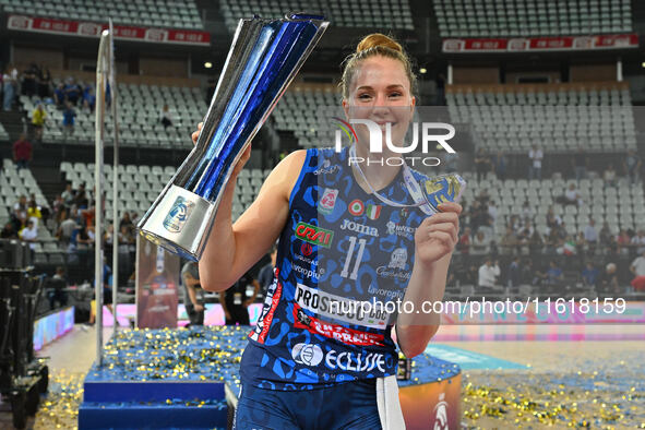 Isabelle Haak of Prosecco Doc Imoco Conegliano during the Supercoppa Fineco Lega Volley Femminile between Prosecco Doc Imoco Conegliano and...