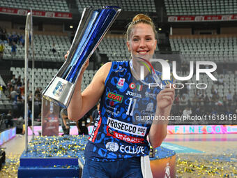 Isabelle Haak of Prosecco Doc Imoco Conegliano during the Supercoppa Fineco Lega Volley Femminile between Prosecco Doc Imoco Conegliano and...