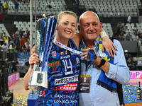 Joanna Wolosz of Prosecco Doc Imoco Conegliano during the Supercoppa Fineco Lega Volley Femminile between Prosecco Doc Imoco Conegliano and...