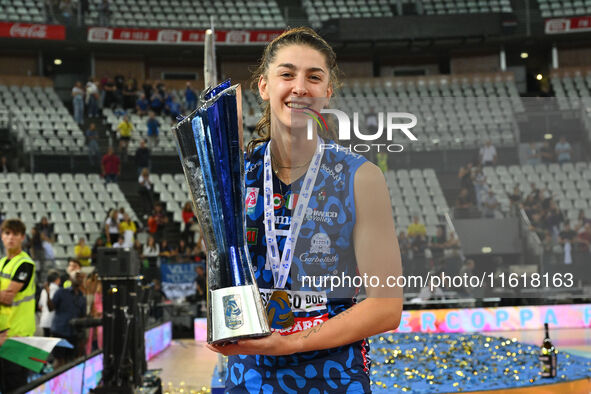 Martyna Lukasik of Prosecco Doc Imoco Conegliano during the Supercoppa Fineco Lega Volley Femminile between Prosecco Doc Imoco Conegliano an...