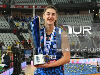 Martyna Lukasik of Prosecco Doc Imoco Conegliano during the Supercoppa Fineco Lega Volley Femminile between Prosecco Doc Imoco Conegliano an...