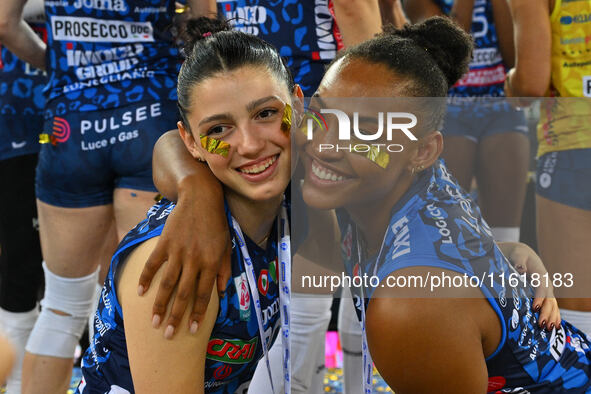 Khalia Lanier of Prosecco Doc Imoco Conegliano during the Supercoppa Fineco Lega Volley Femminile between Prosecco Doc Imoco Conegliano and...