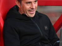 Marco Silva, manager of Fulham, during the Premier League match between Nottingham Forest and Fulham at the City Ground in Nottingham, Engla...