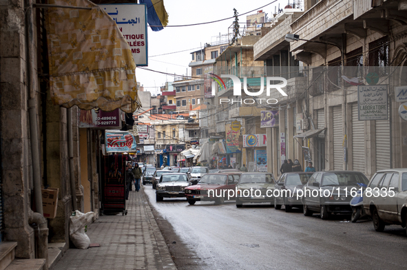 View of a busy street in Beirut, Lebanon, on January 2010. 