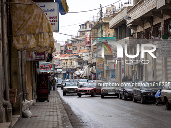 View of a busy street in Beirut, Lebanon, on January 2010. (