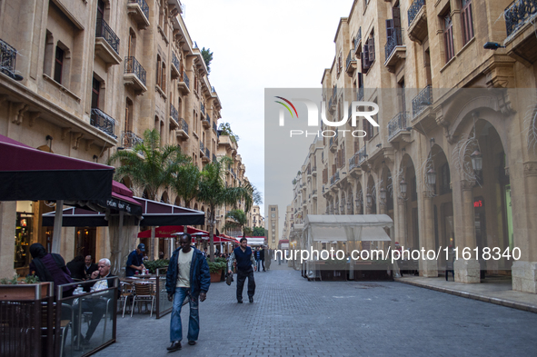 In downtown Beirut, Lebanon, on January 2010. 