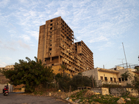 View of a busy street in Beirut, Lebanon, on January 2010. (