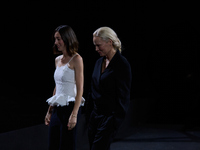 The film The Last Show Girl with its director Gia Coppola and actress Pamela Anderson receives the special jury prize during the 72nd editio...