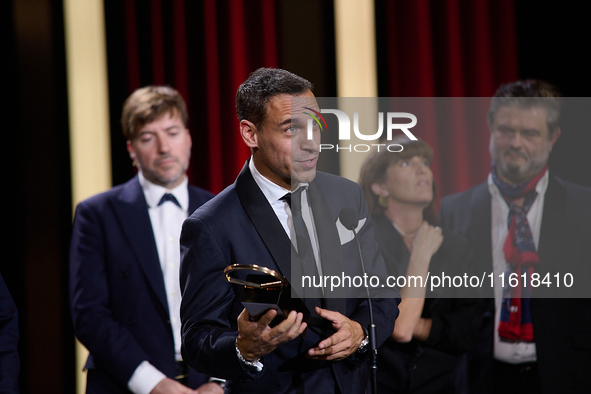 The film Afternoons of Soledad receives the Golden Shell for Best Film during the 72nd edition of the San Sebastian International Film Festi...