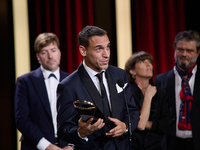 The film Afternoons of Soledad receives the Golden Shell for Best Film during the 72nd edition of the San Sebastian International Film Festi...