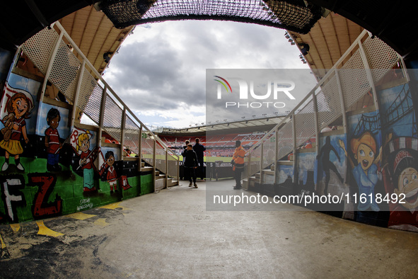 A general view of the Family Zone at the Riverside Stadium during the Sky Bet Championship match between Middlesbrough and Stoke City at the...