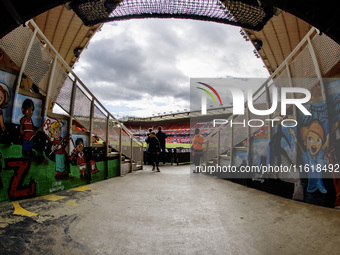 A general view of the Family Zone at the Riverside Stadium during the Sky Bet Championship match between Middlesbrough and Stoke City at the...