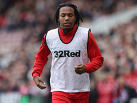 Micah Hamilton warms up during the Sky Bet Championship match between Middlesbrough and Stoke City at the Riverside Stadium in Middlesbrough...