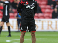 Middlesbrough's strength and conditioning coach John Thrower during the Sky Bet Championship match between Middlesbrough and Stoke City at t...