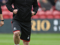 Middlesbrough 1st team coach Grant Leadbitter during the Sky Bet Championship match between Middlesbrough and Stoke City at the Riverside St...