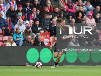 Lewis Koumas of Stoke City is in action during the Sky Bet Championship match between Middlesbrough and Stoke City at the Riverside Stadium...