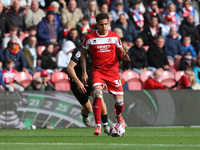 Middlesbrough's Neto Borges is in action during the Sky Bet Championship match between Middlesbrough and Stoke City at the Riverside Stadium...