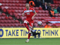 Luke Ayling of Middlesbrough is in action during the Sky Bet Championship match between Middlesbrough and Stoke City at the Riverside Stadiu...